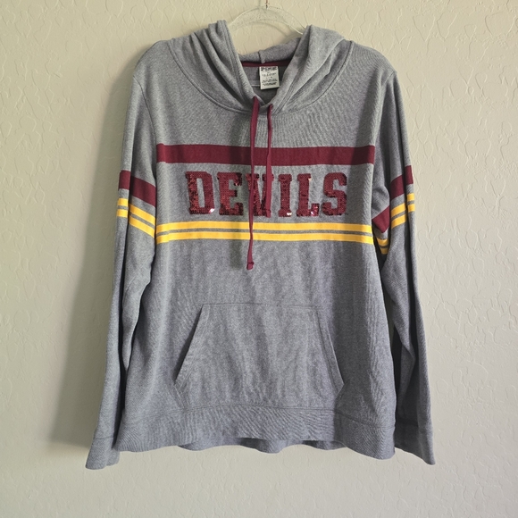 Victoria's Secret PINK ASU Sundevils Hoodie Large - Picture 1 of 11